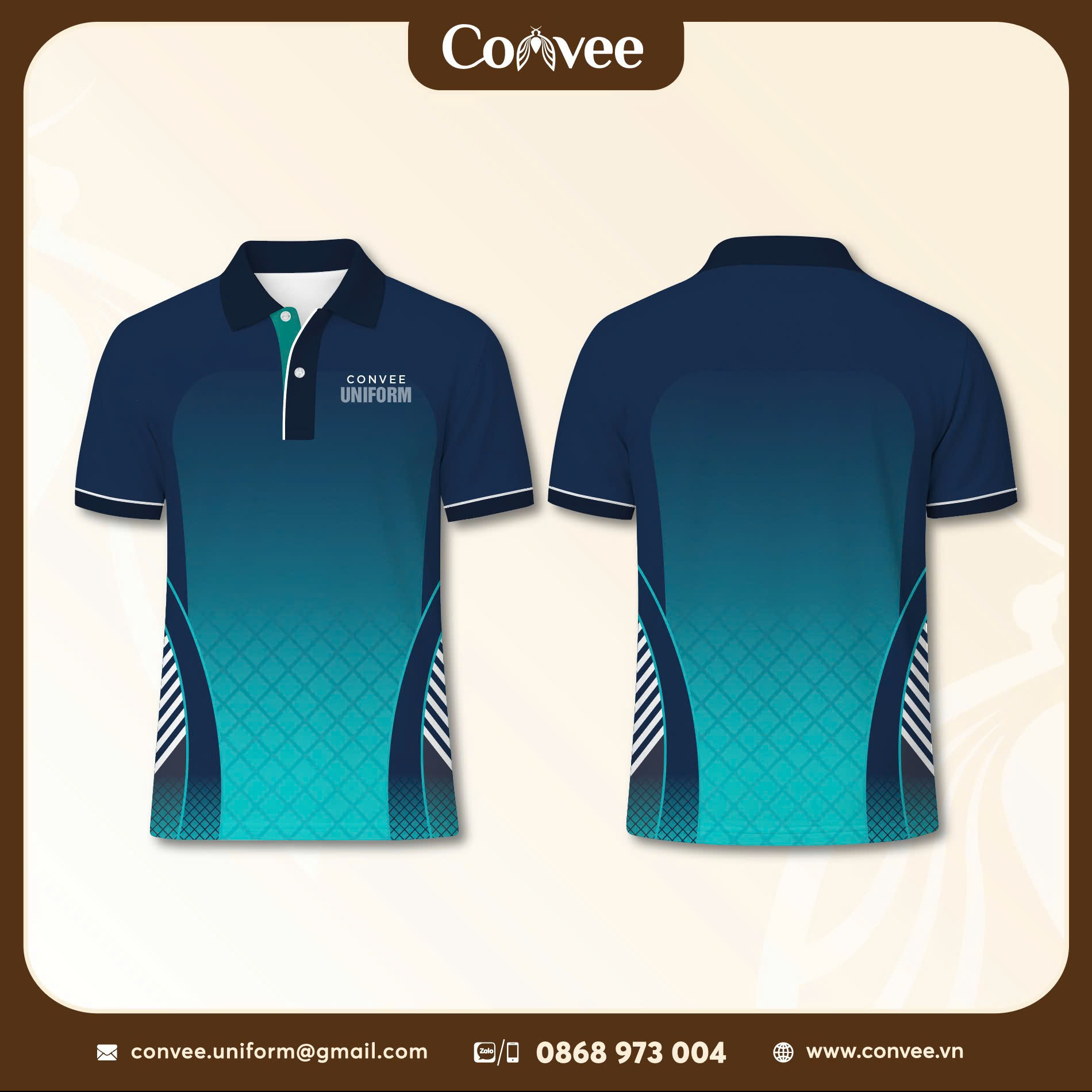 ÁO THUN ĐỒNG PHỤC 3D - DESIGN CONVEE 19