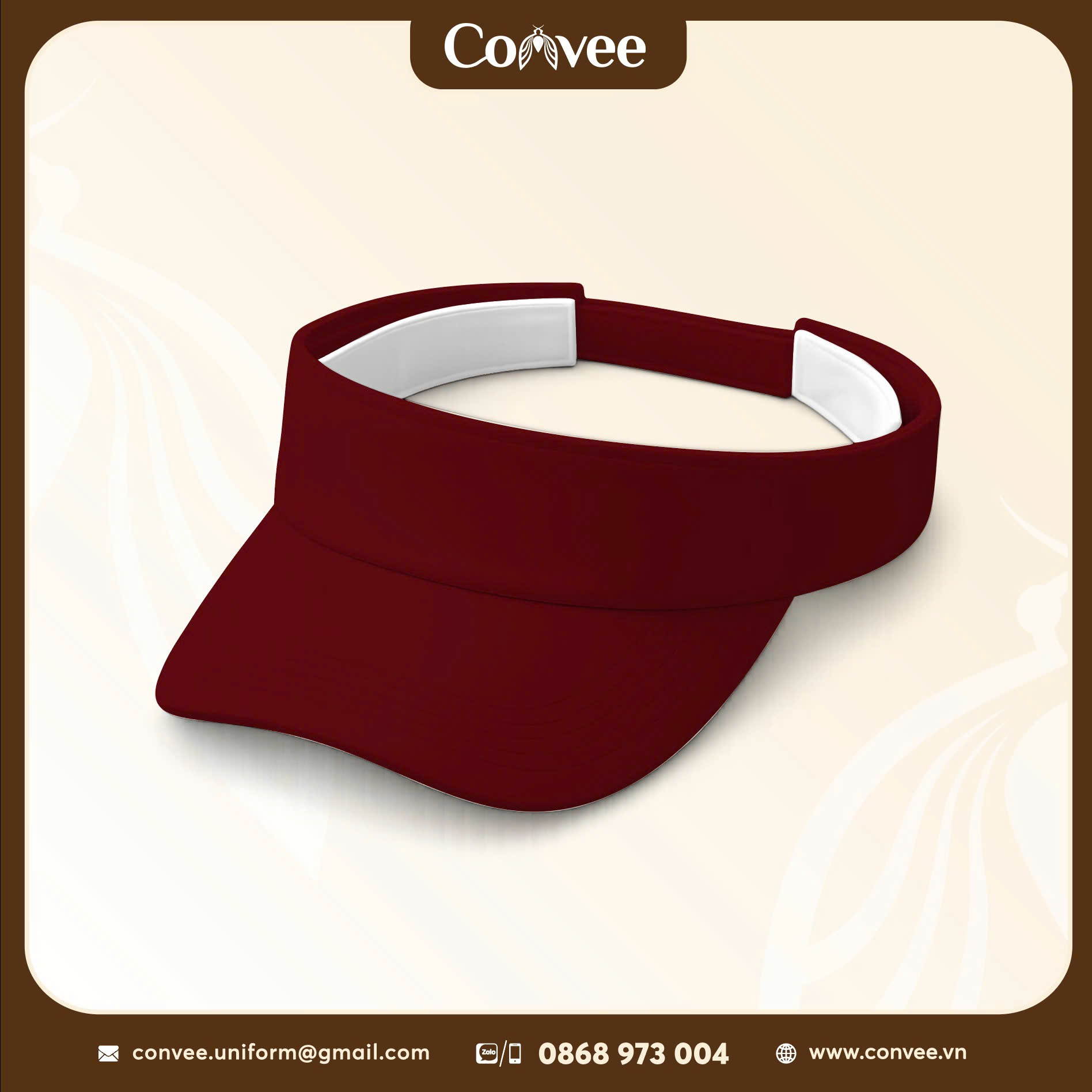 NÓN ĐỒNG PHỤC VISOR - DESIGN CONVEE 04