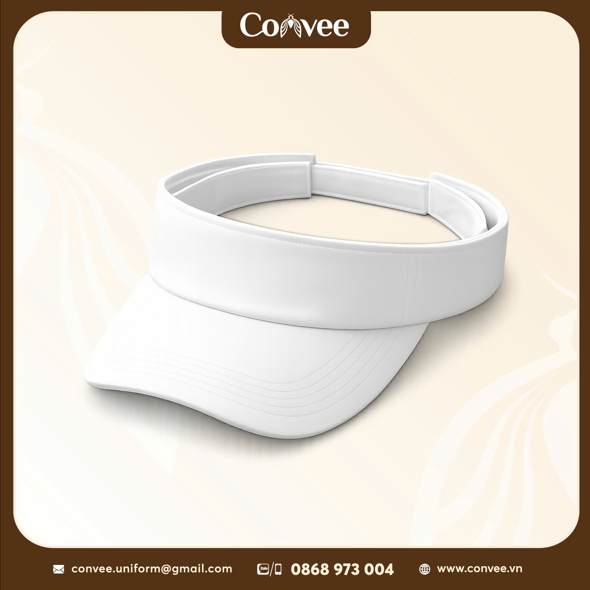NÓN ĐỒNG PHỤC VISOR - DESIGN CONVEE 10