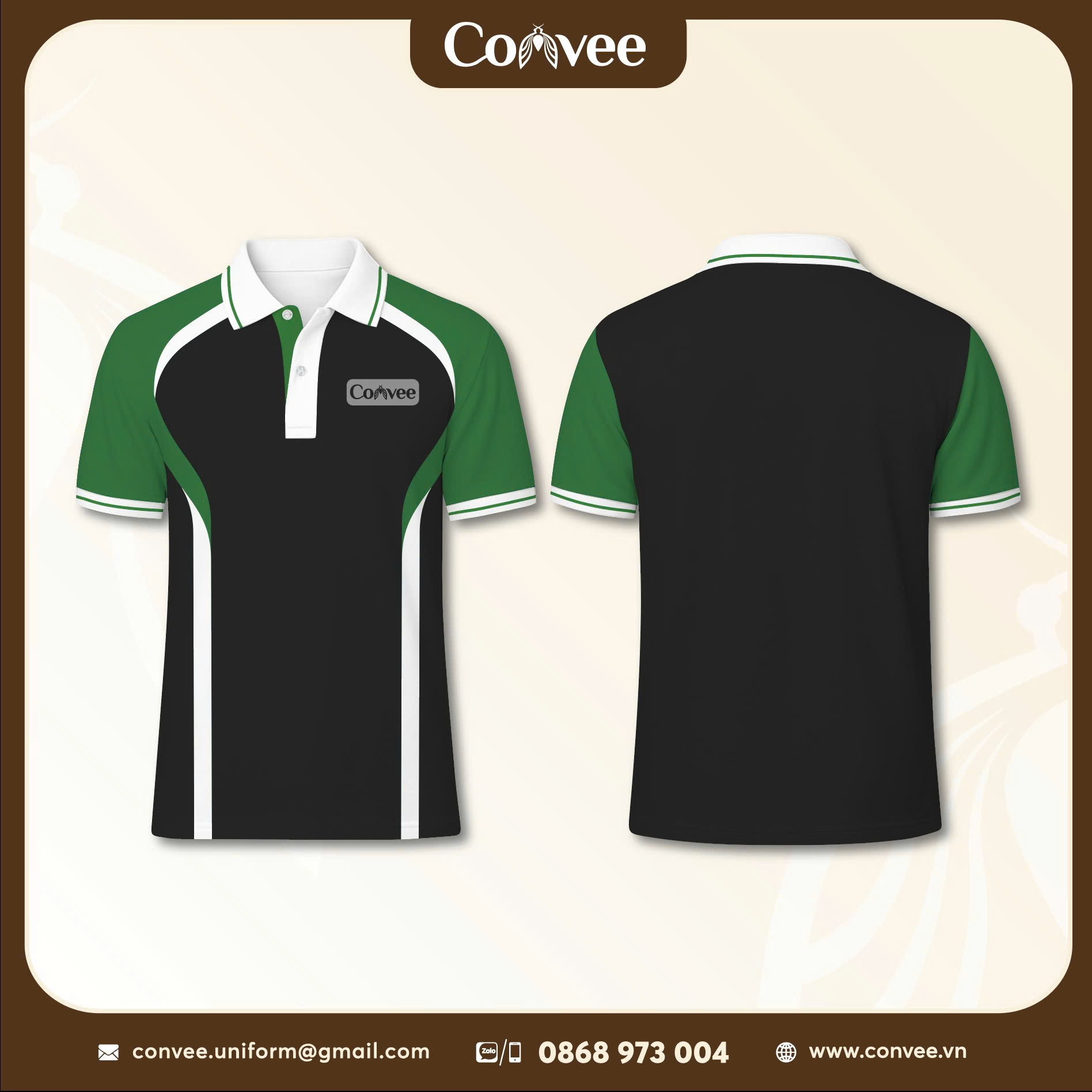 ÁO THUN ĐỒNG PHỤC 3D - DESIGN CONVEE 06